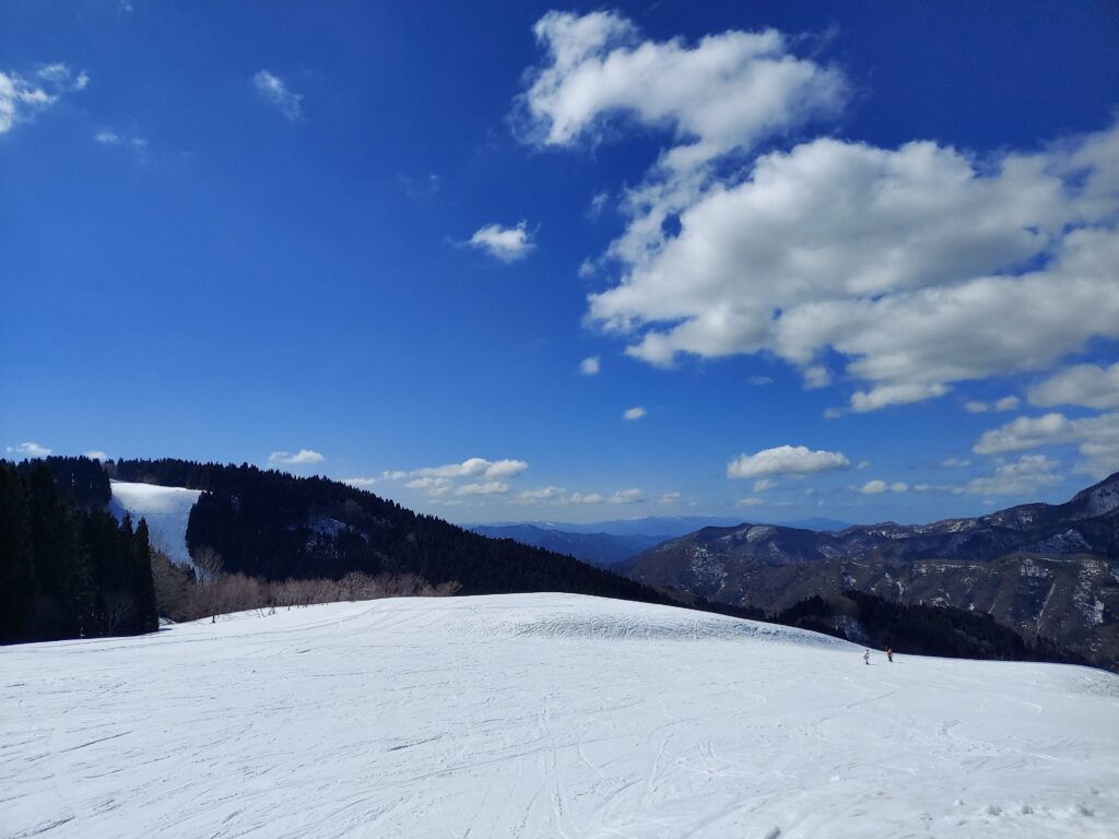 スキー場の景色