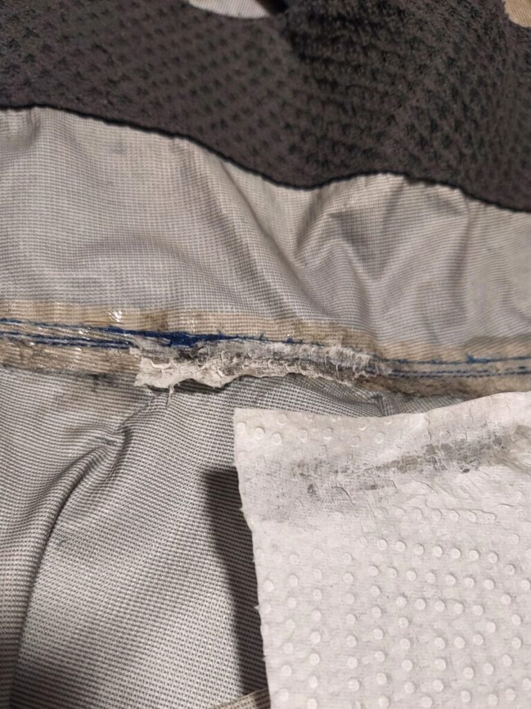 キッチンペーパーの破れ