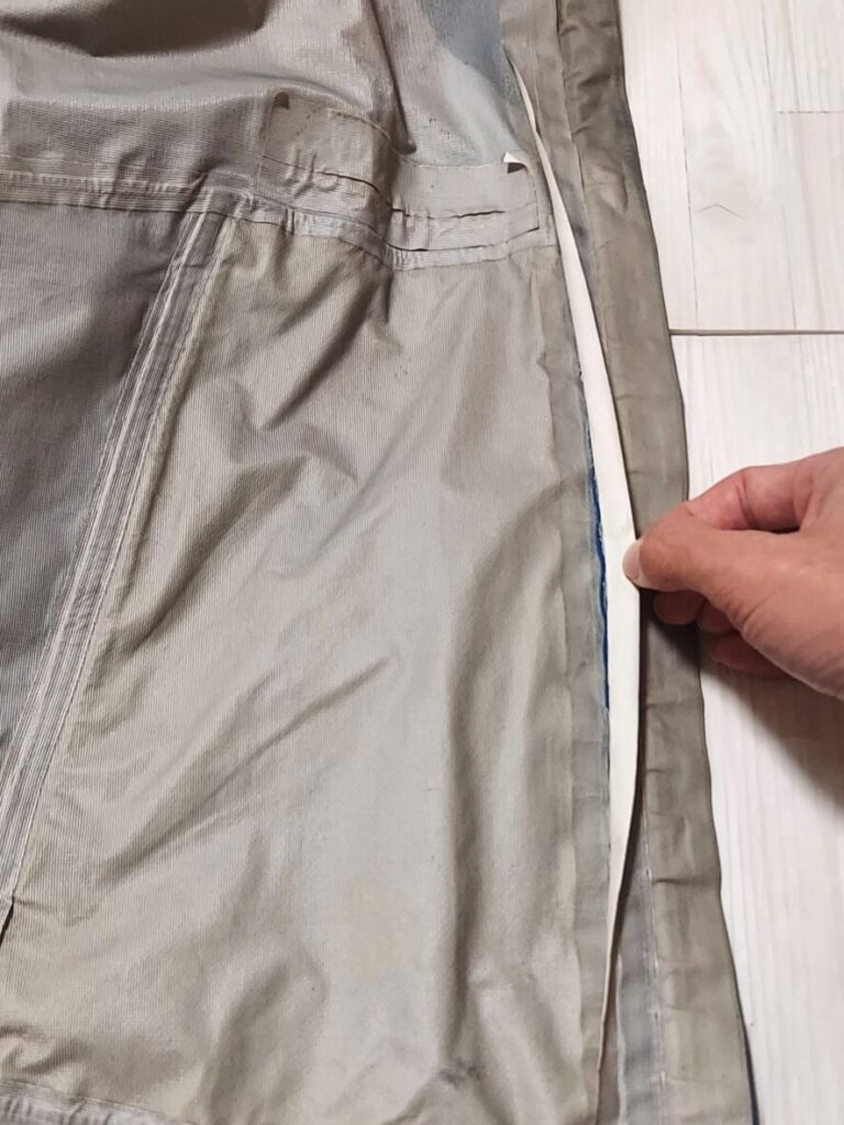 前立ての剥がれ